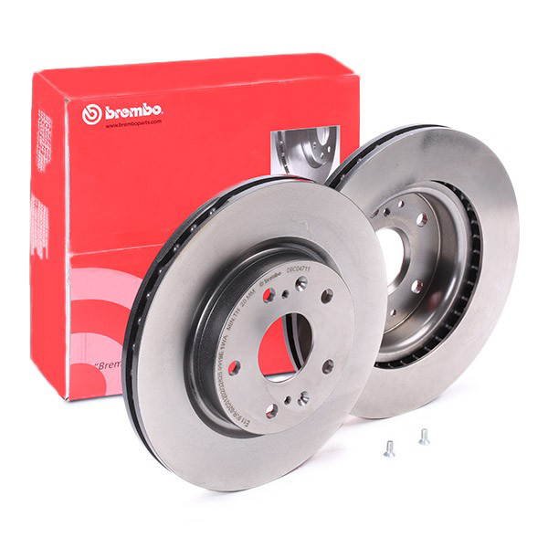 Compre 09C04711 Brembo Disco do freio dianteiro