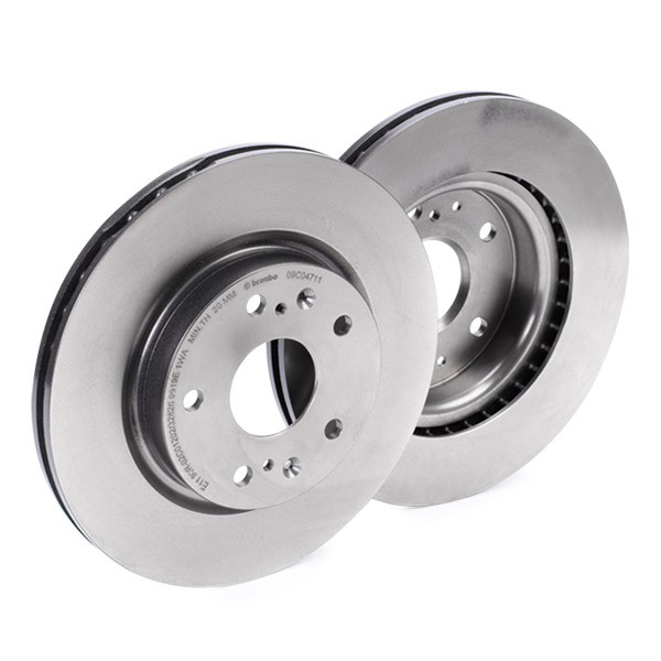 Disco do freio dianteiro 09C04711 Brembo