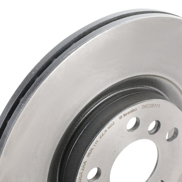 Disco do freio dianteiro 09C35111 Brembo