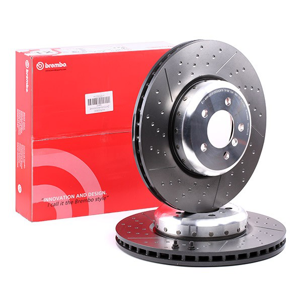 Compre 09C39413 Brembo Disco do freio dianteiro