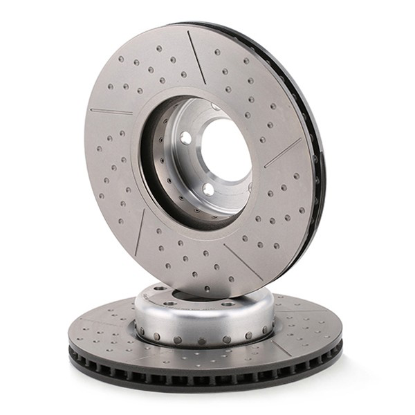 Disco do freio dianteiro 09C39813 Brembo