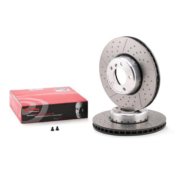 Disco do freio dianteiro Brembo 09C39813