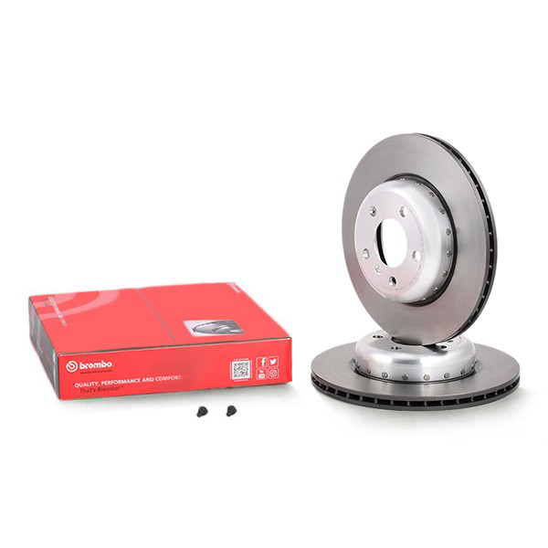 Disco do freio dianteiro 09C41013 Brembo