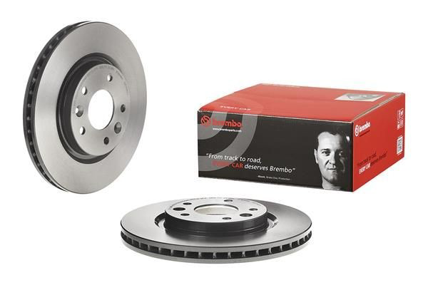Disco do freio dianteiro 09C54511 Brembo