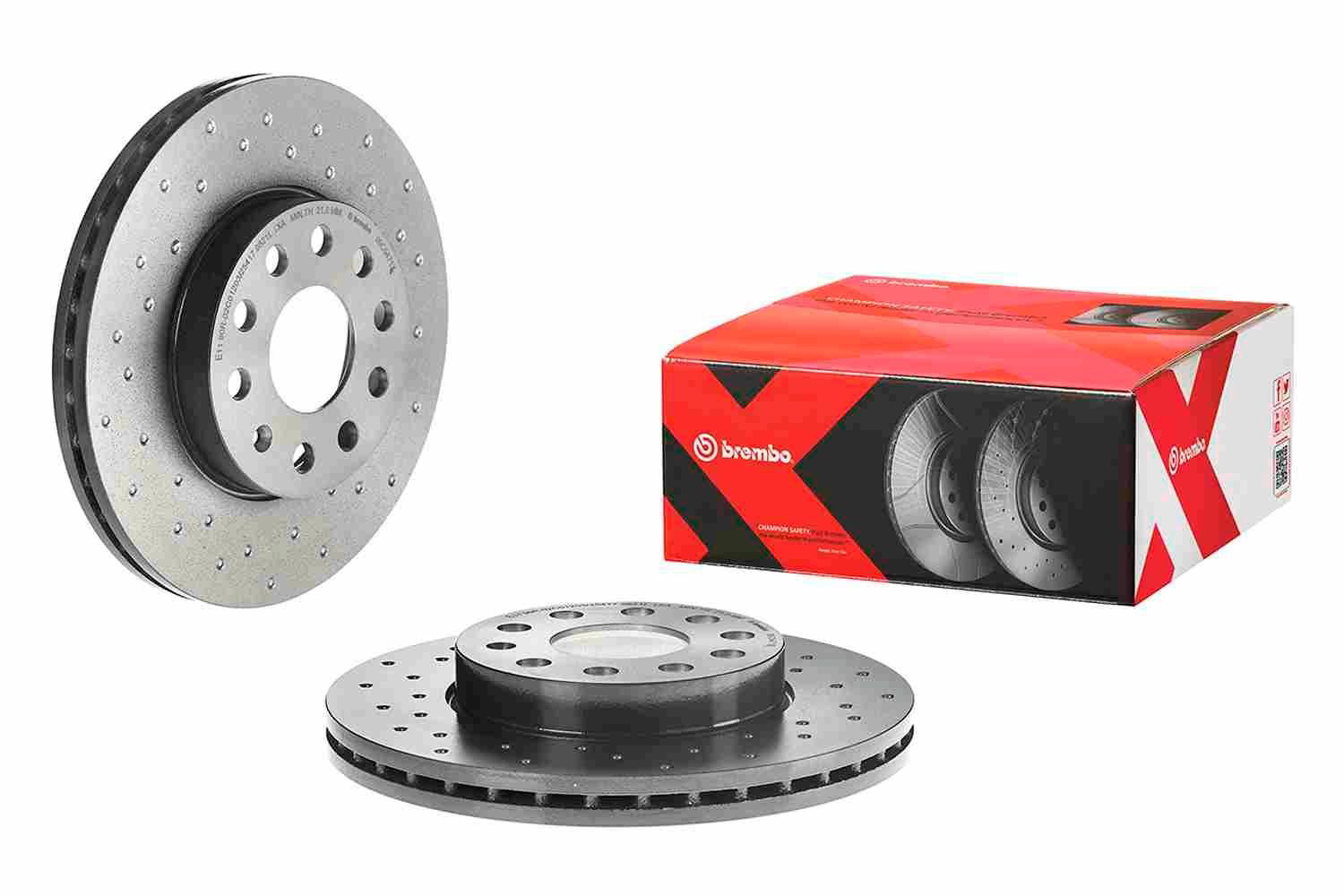 Disco do freio dianteiro 09C5471X Brembo