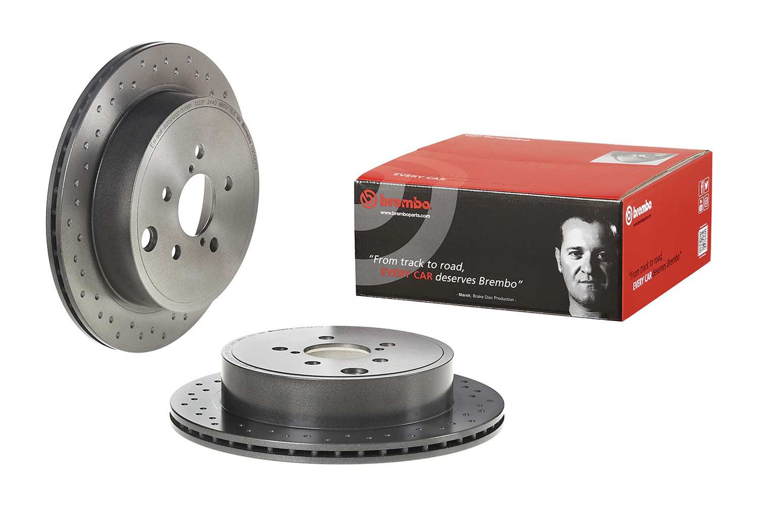 Disco do freio traseiro Brembo 09C6621X preço, a partir de 92,31 USD
