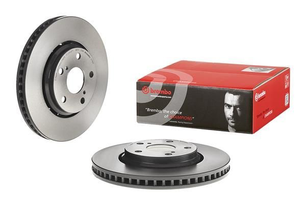 Disco do freio dianteiro 09C71011 Brembo