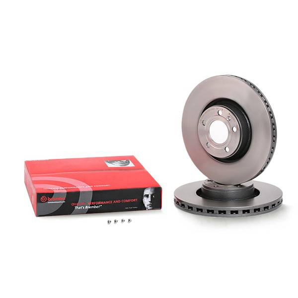 Disco do freio dianteiro 09C89511 Brembo
