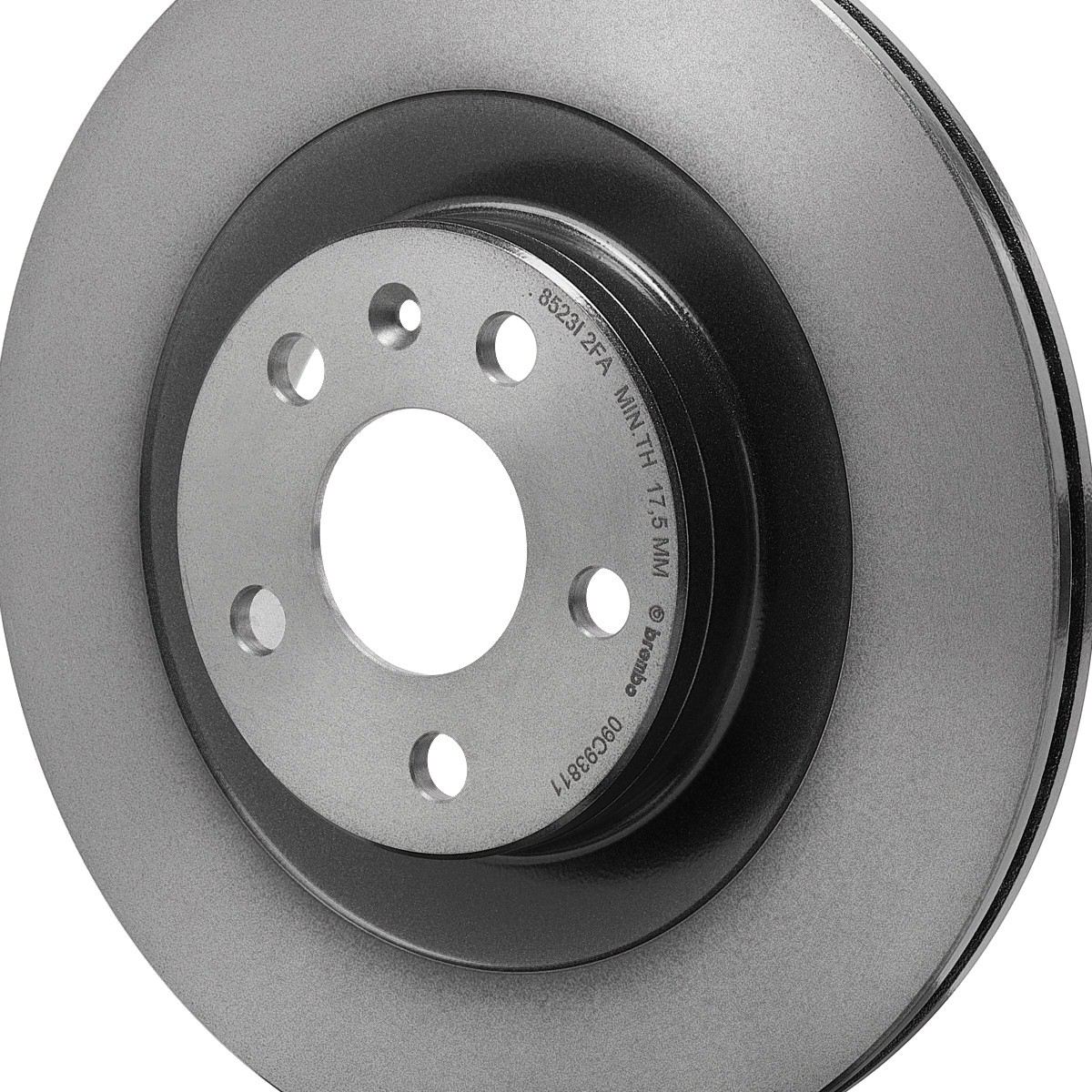 Disco do freio traseiro 09C93811 Brembo