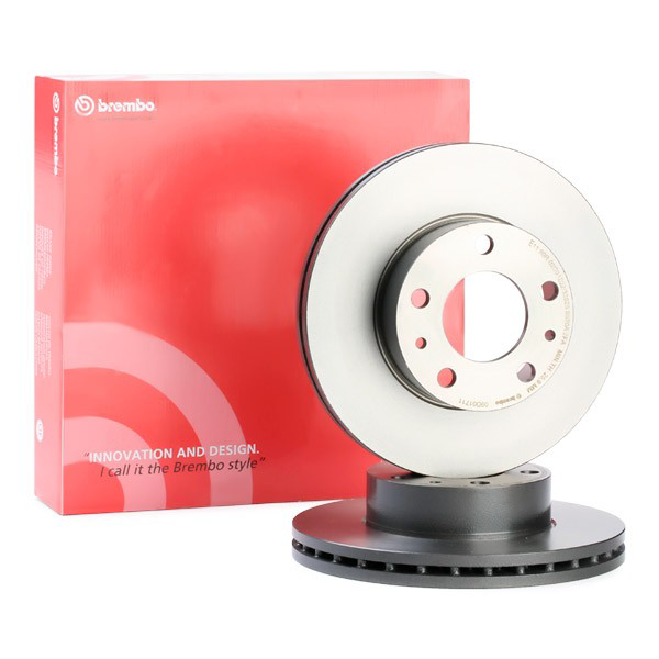 Disco do freio dianteiro 09D01711 Brembo