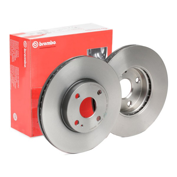 Disco do freio dianteiro 09D06511 Brembo