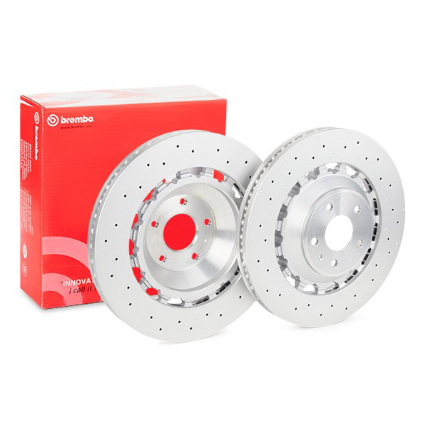 Disco do freio dianteiro 09D17433 Brembo