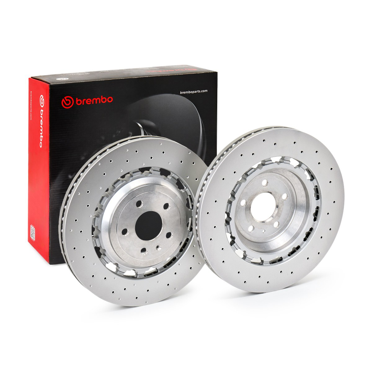 Disco do freio dianteiro 09D17443 Brembo