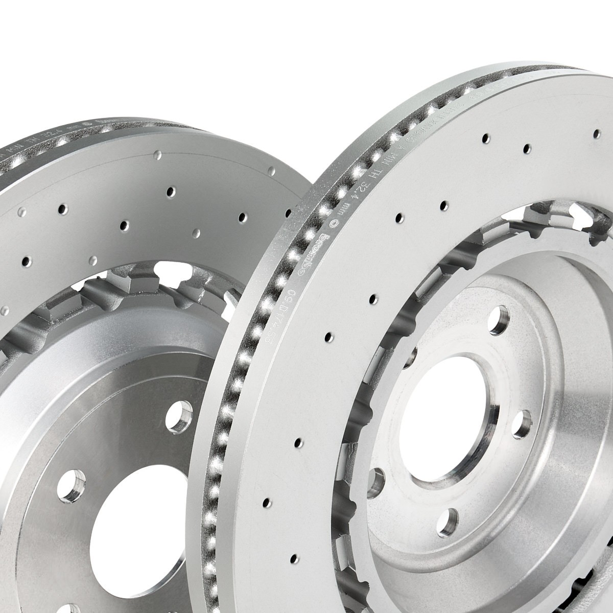 Disco do freio dianteiro 09D17453 Brembo