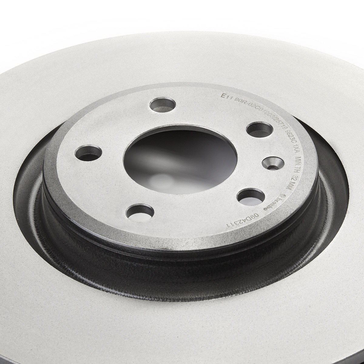 Disco do freio dianteiro 09D42311 Brembo