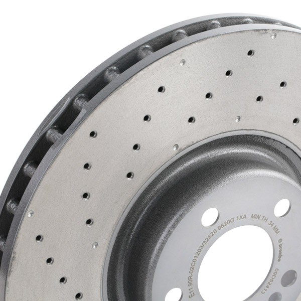 Compre 09D52413 Brembo Disco do freio dianteiro