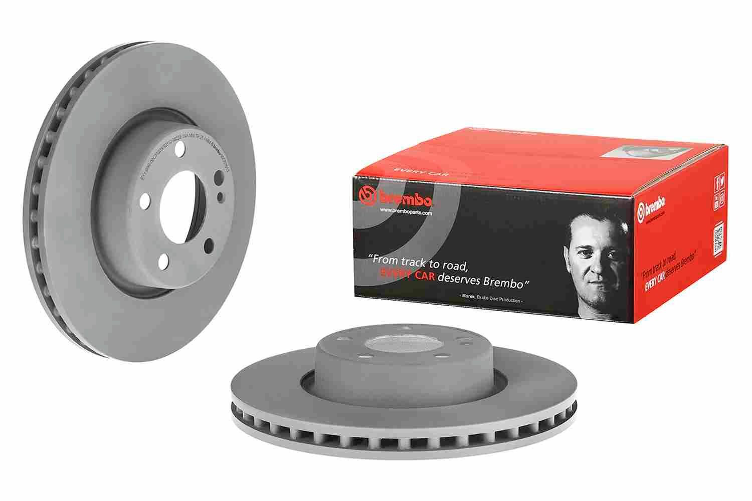 09D52613 Brembo Disco do freio dianteiro