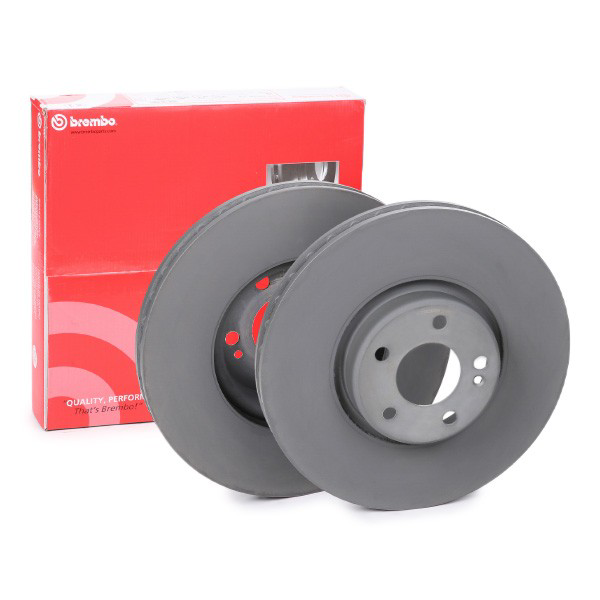 Disco do freio dianteiro 09D52813 Brembo
