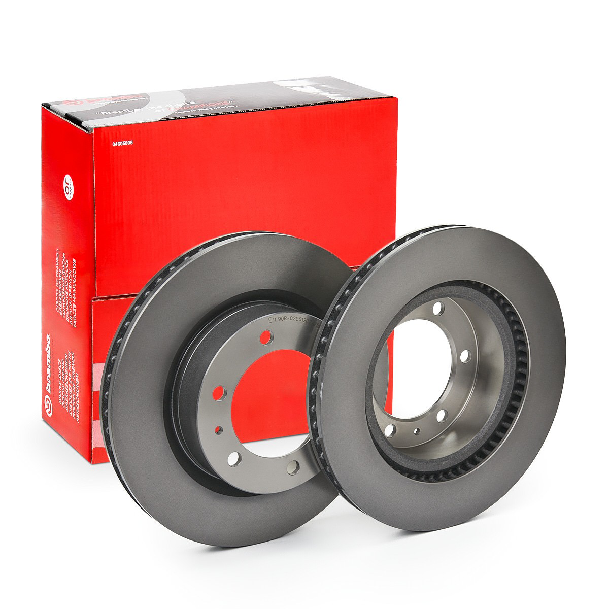 Disco do freio dianteiro 09D61711 Brembo