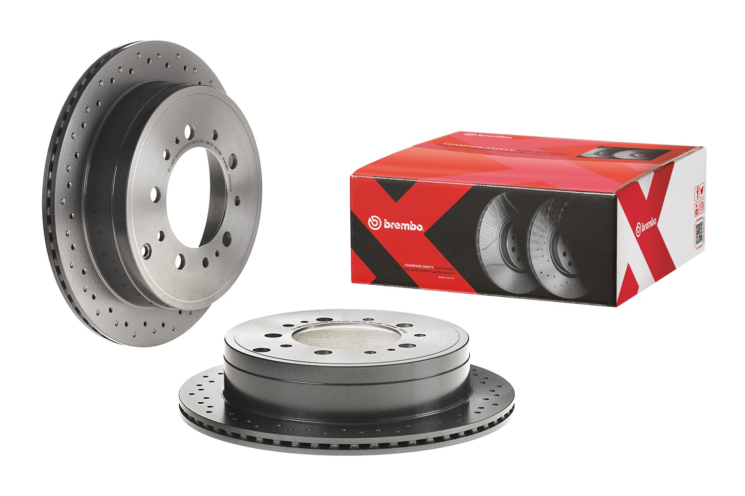 Compre 09D6181X Brembo Disco do freio traseiro