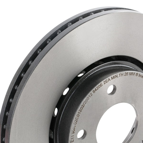 Compre 09D62811 Brembo Disco do freio dianteiro