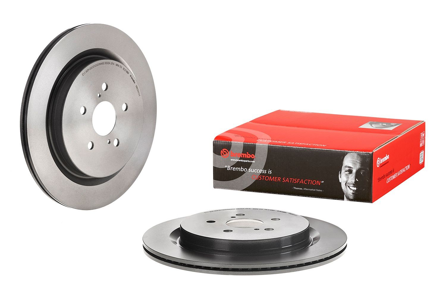 Compre 09E03111 Brembo Disco do freio traseiro