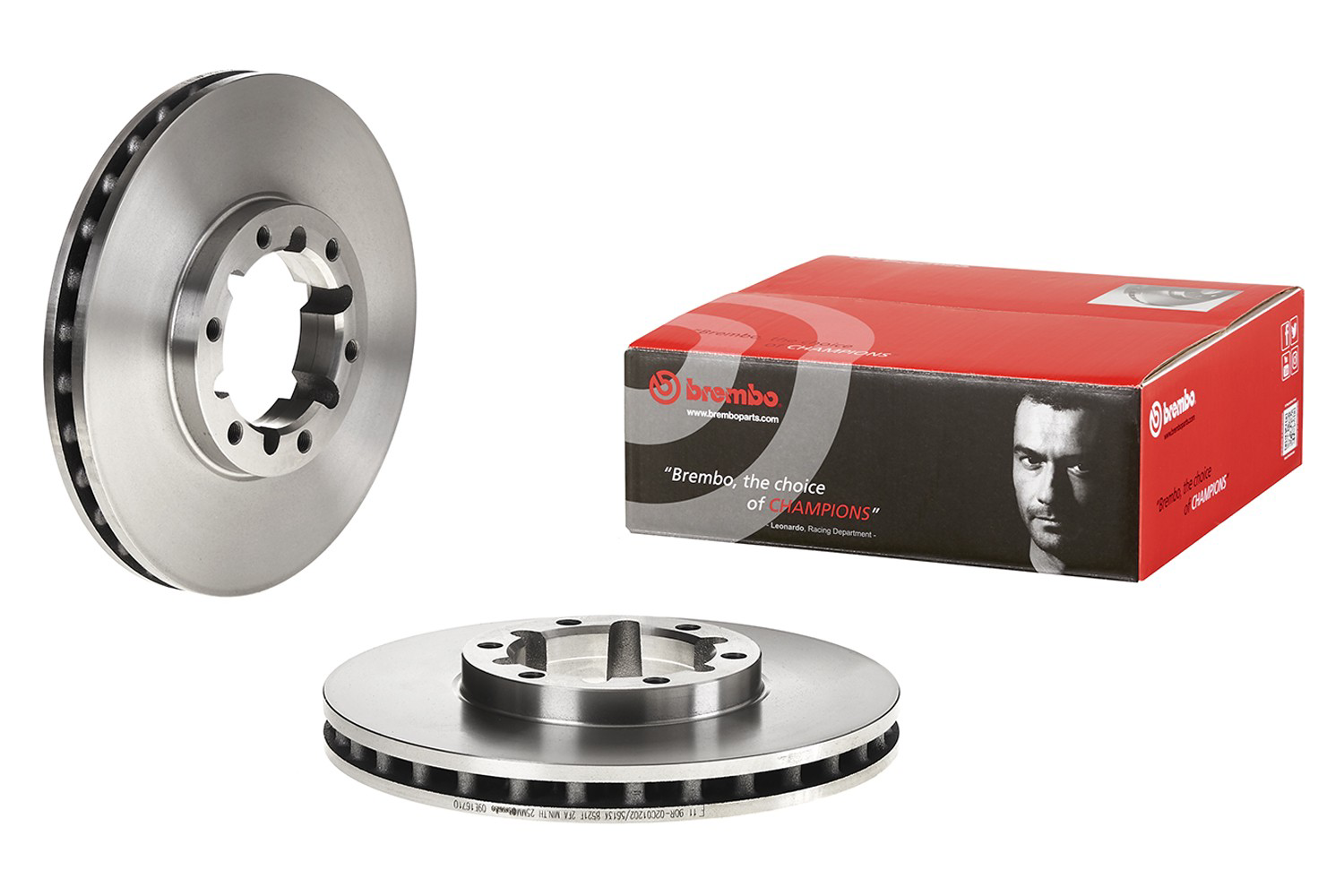 09E16710 Brembo Disco do freio dianteiro