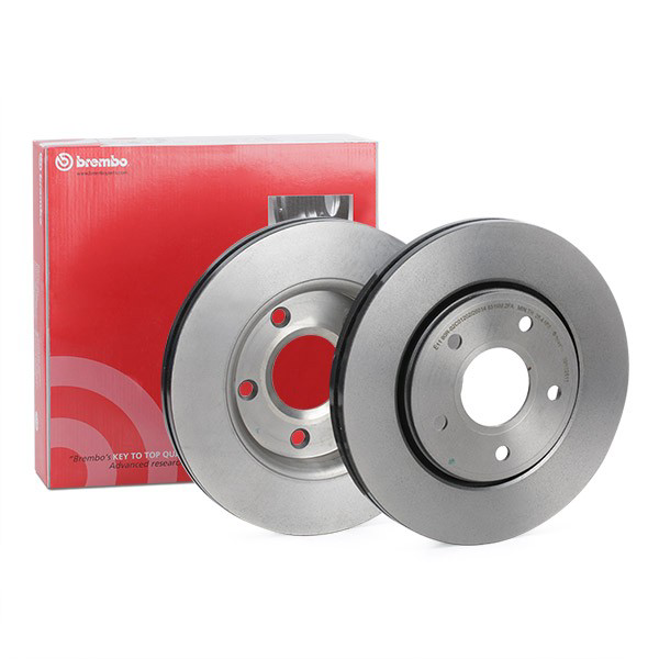 Disco do freio dianteiro Brembo 09N12511