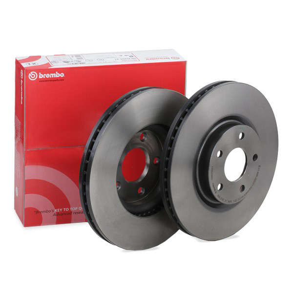 Disco do freio dianteiro 09N25521 Brembo
