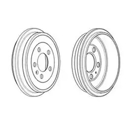 14938420 Brembo Tambor do freio traseiro