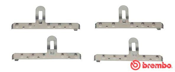 Kit de reparação das sapatas do freio A02303 Brembo