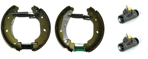 Sapatas do freio traseiras de tambor, montadas com cilindros, kit Brembo K24068 preço, a partir de 154,54 USD