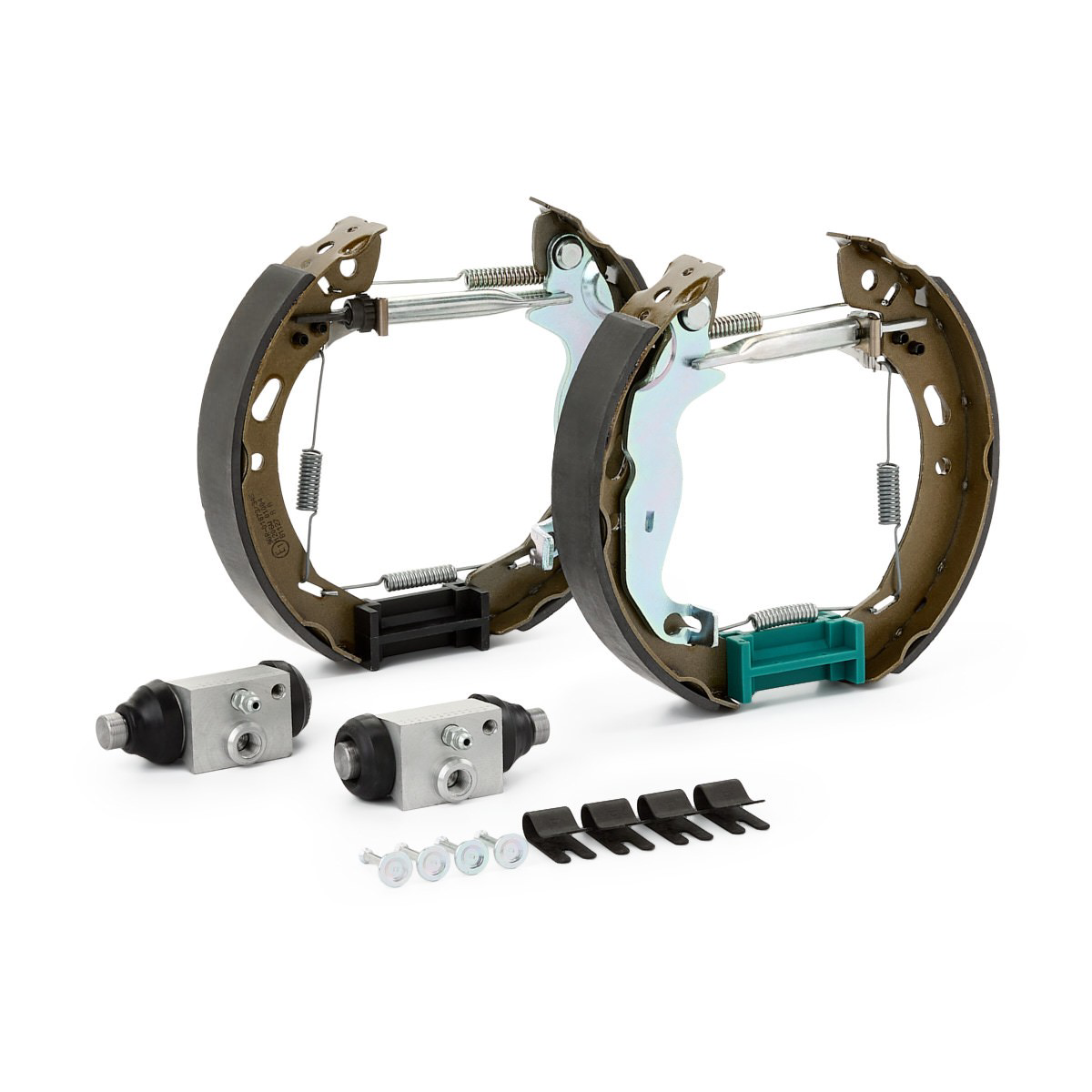 Compre K24072 Brembo Sapatas do freio traseiras de tambor, montadas com cilindros, kit