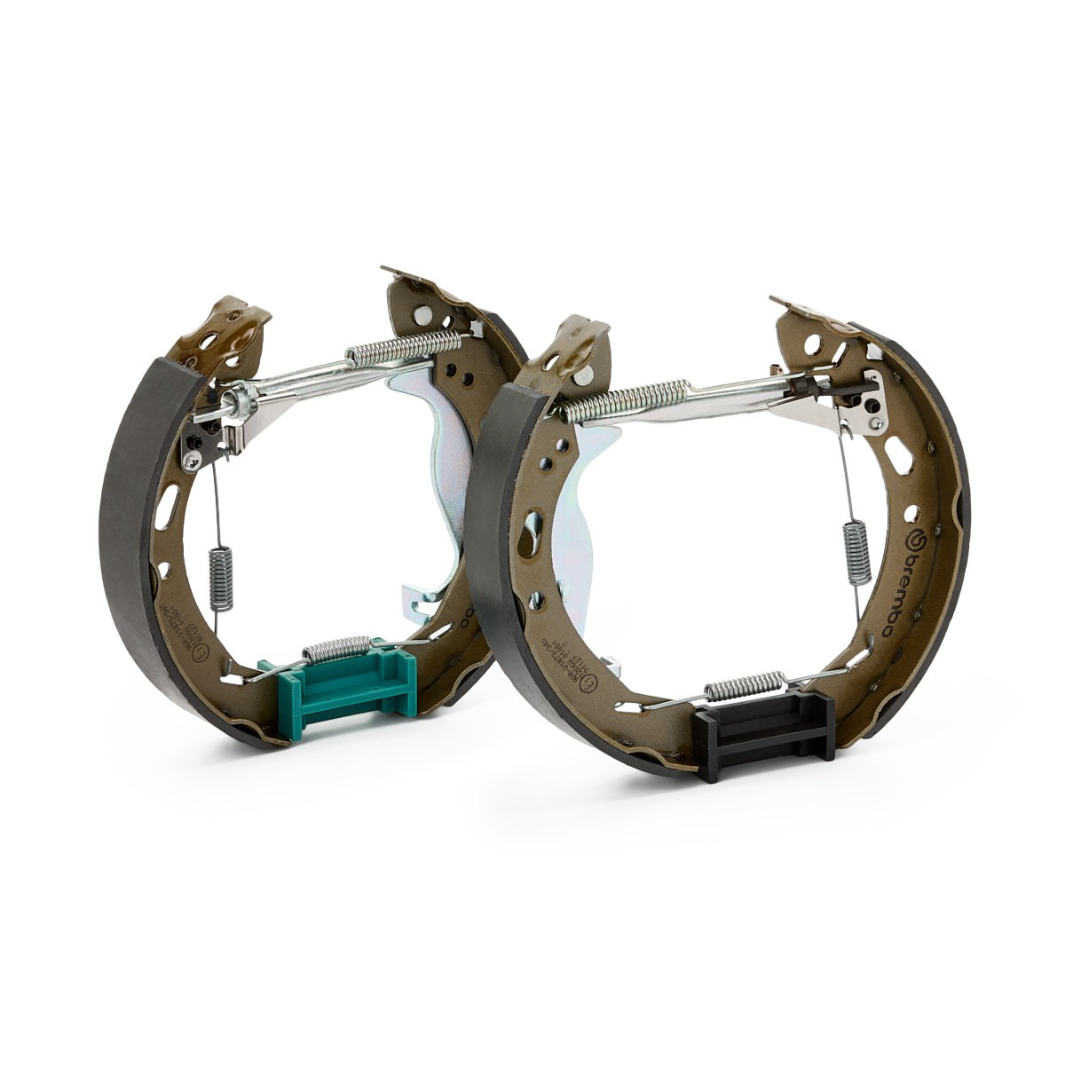 K24072 Brembo Sapatas do freio traseiras de tambor, montadas com cilindros, kit