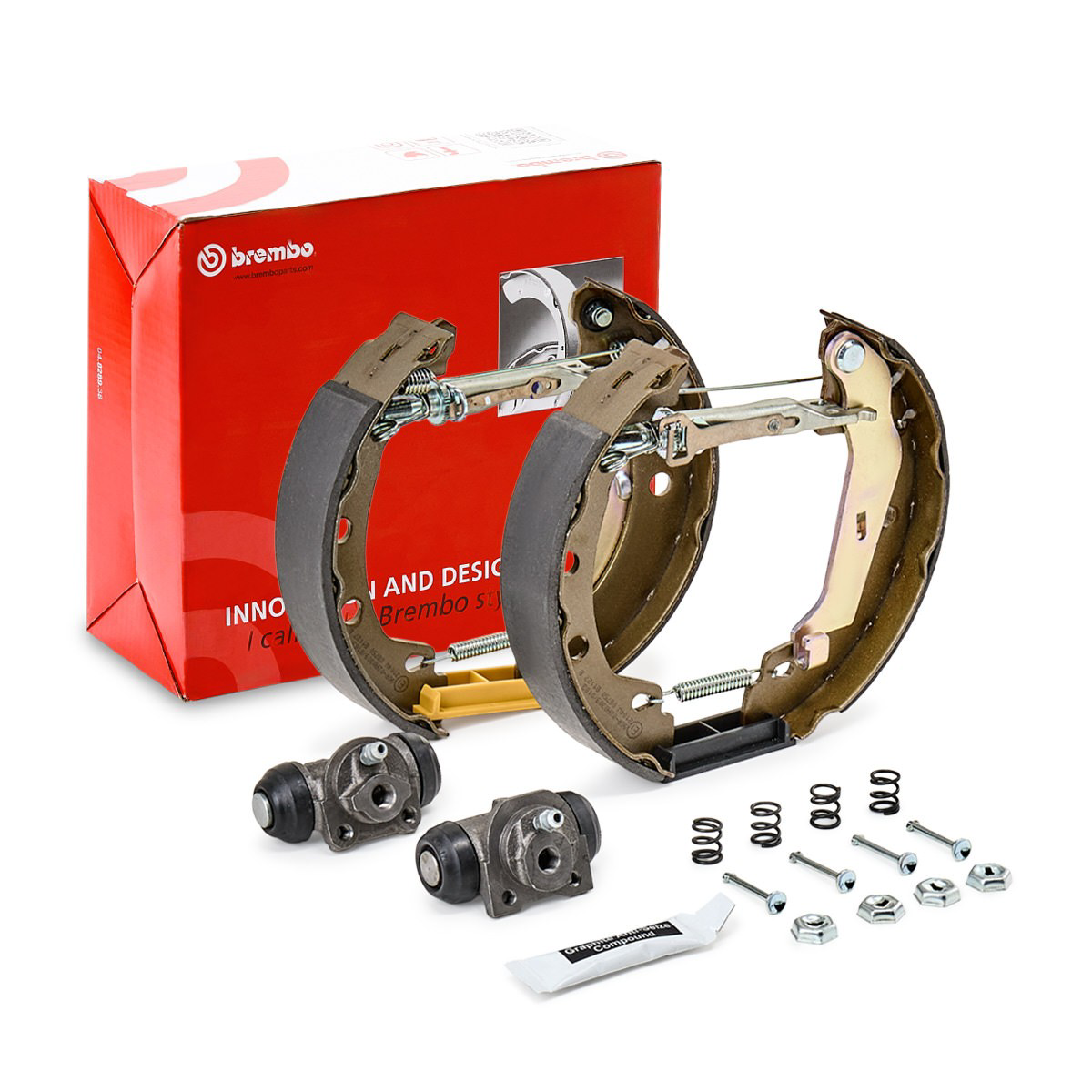 Sapatas do freio traseiras de tambor K68059 Brembo