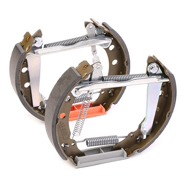 Sapatas do freio traseiras de tambor, montadas com cilindros, kit Brembo K85011