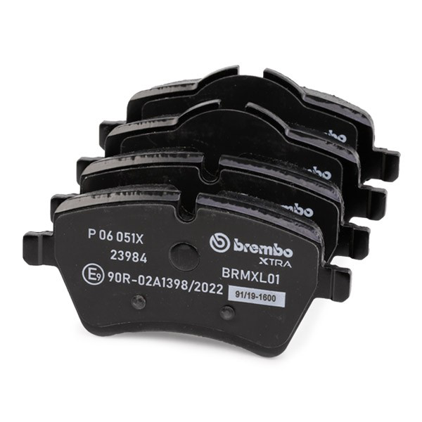 Compre P06051X Brembo Sapatas do freio dianteiras de disco