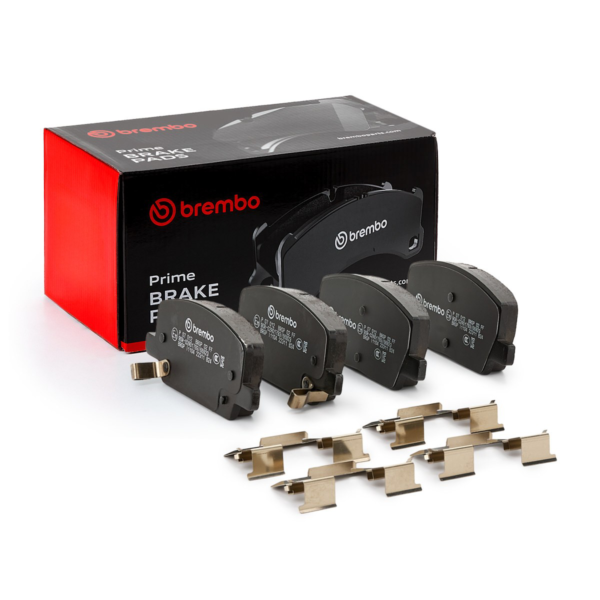 Sapatas do freio dianteiras de disco Brembo P07012 preço, a partir de 29,04 USD