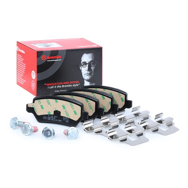 Sapatas do freio traseiras de disco Brembo P10013 preço, a partir de 21,24 USD
