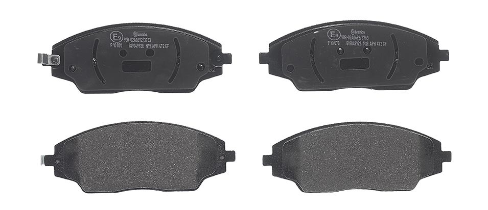 Compre P10070 Brembo Sapatas do freio dianteiras de disco