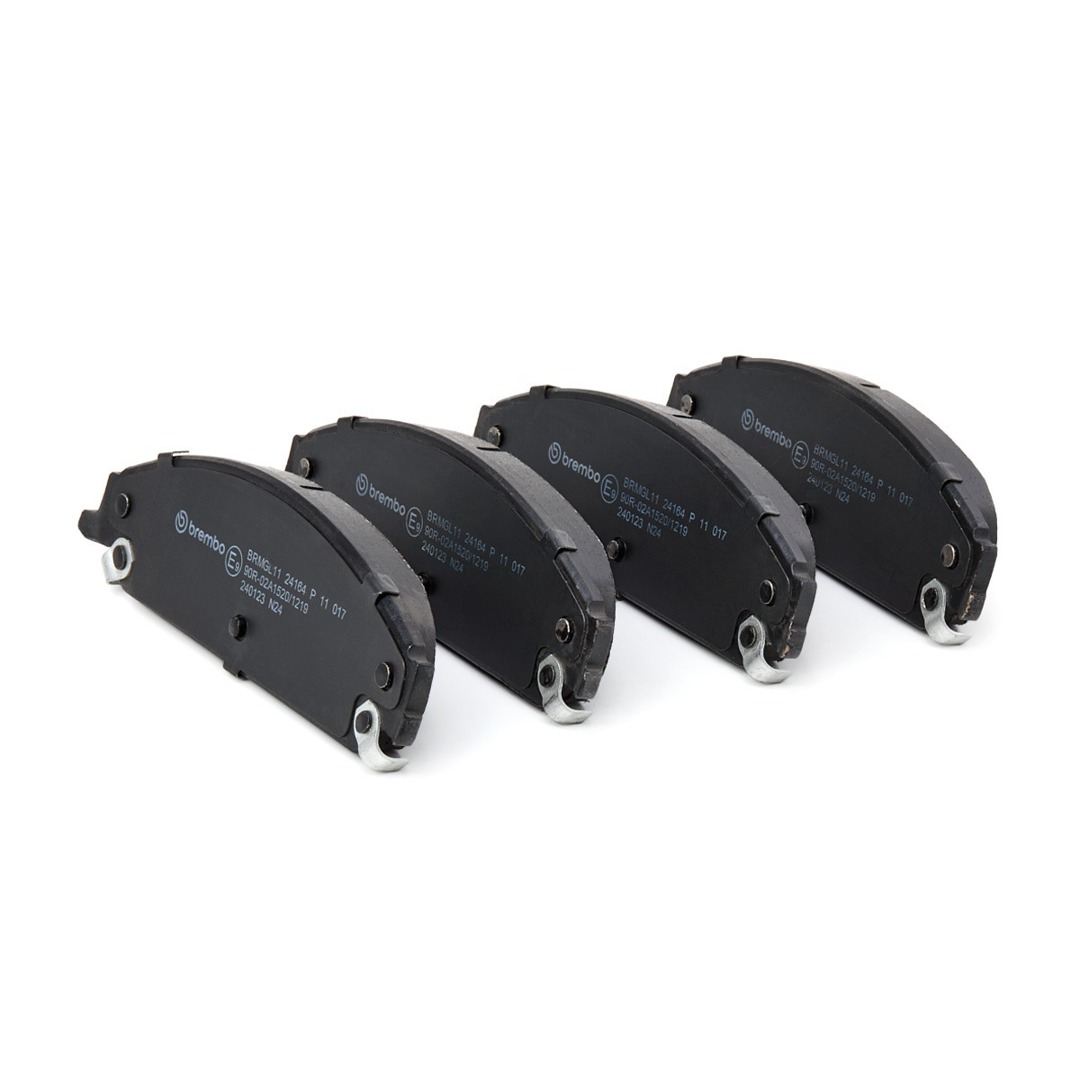 Sapatas do freio dianteiras de disco P11017 Brembo