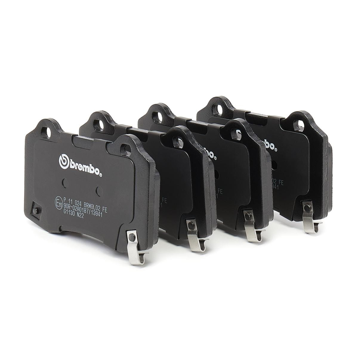 Sapatas do freio traseiras de disco Brembo P11024