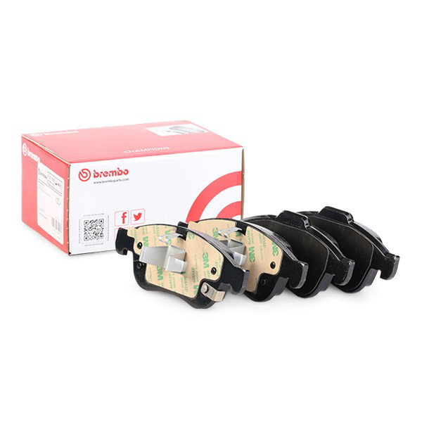 Compre P23165 Brembo Sapatas do freio dianteiras de disco