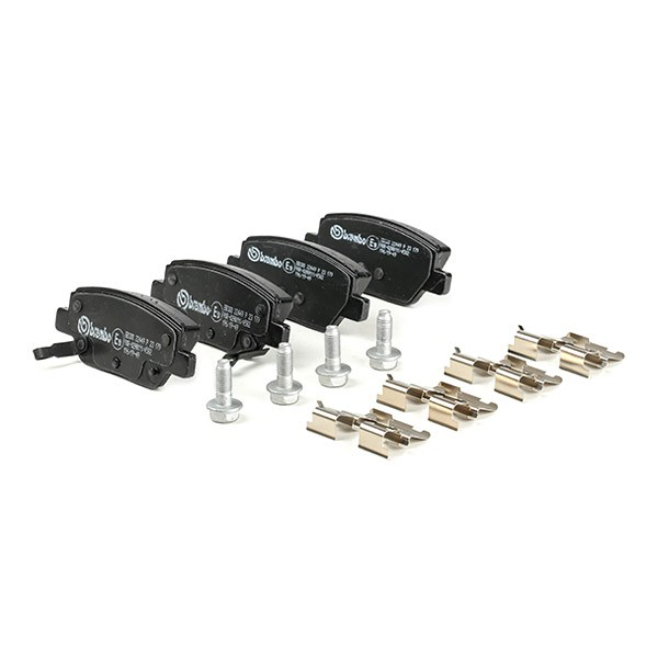 Sapatas do freio traseiras de disco Brembo P23179 preço, a partir de 26,59 USD