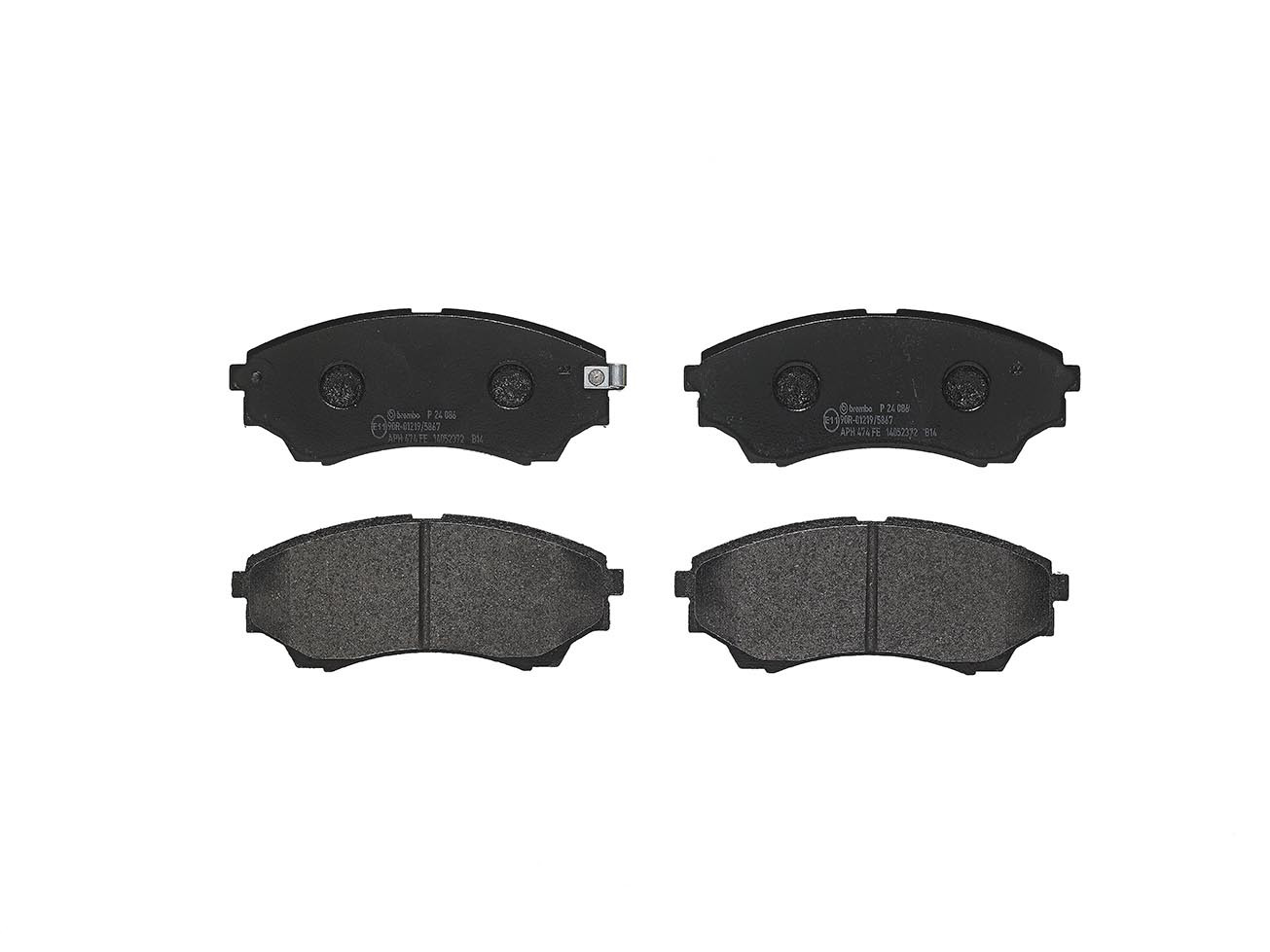 Compre P24086 Brembo Sapatas do freio dianteiras de disco