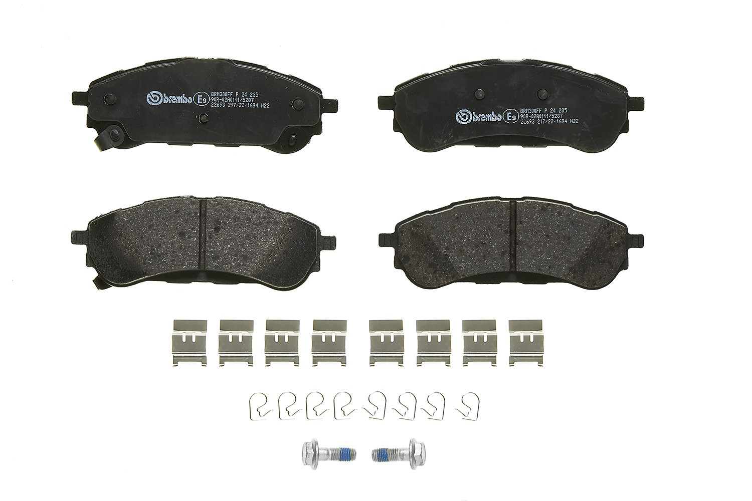Compre P24235 Brembo Sapatas do freio traseiras de disco