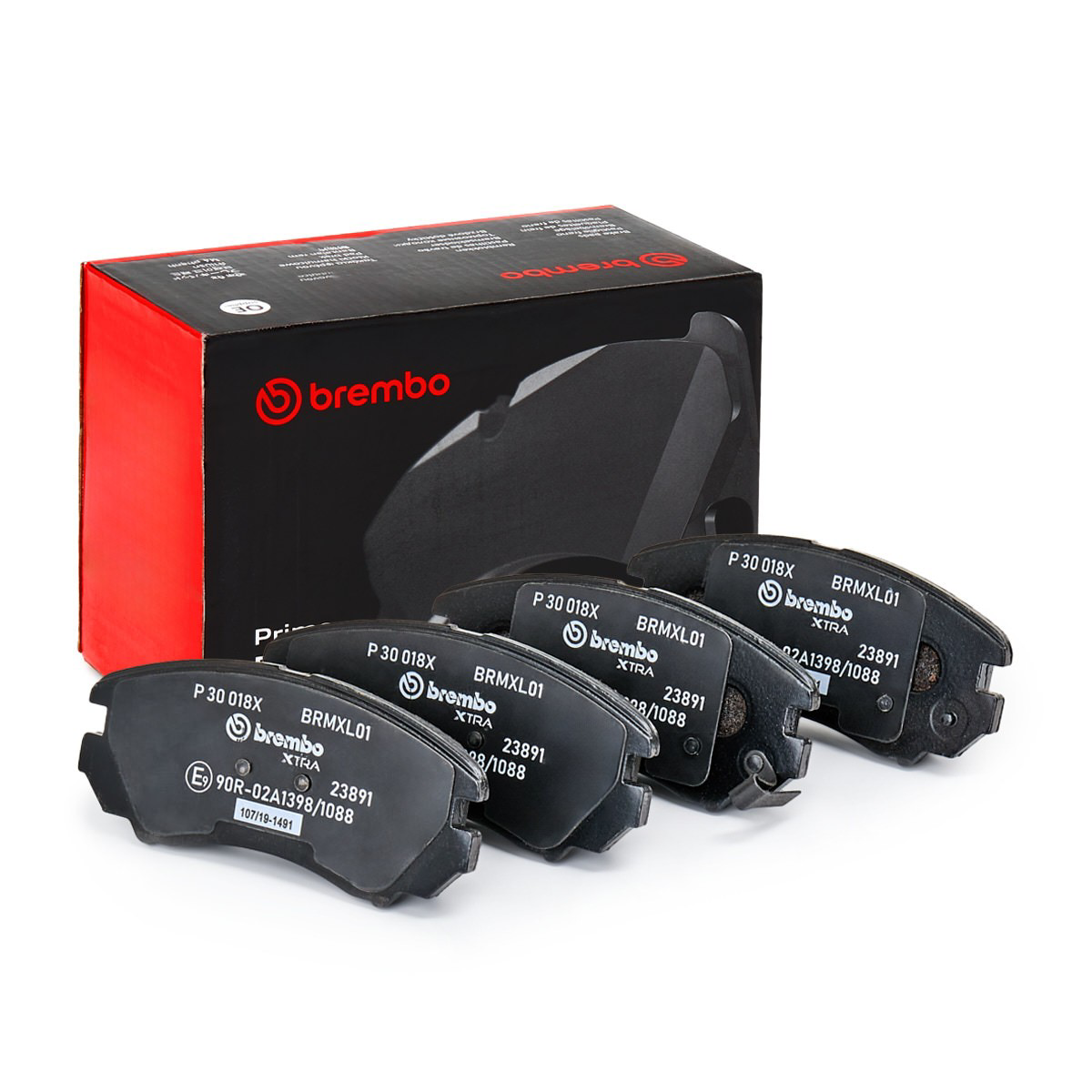 Compre P30018X Brembo Sapatas do freio dianteiras de disco