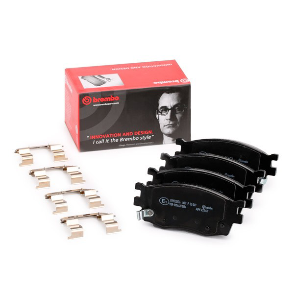 Compre P30069 Brembo Sapatas do freio dianteiras de disco