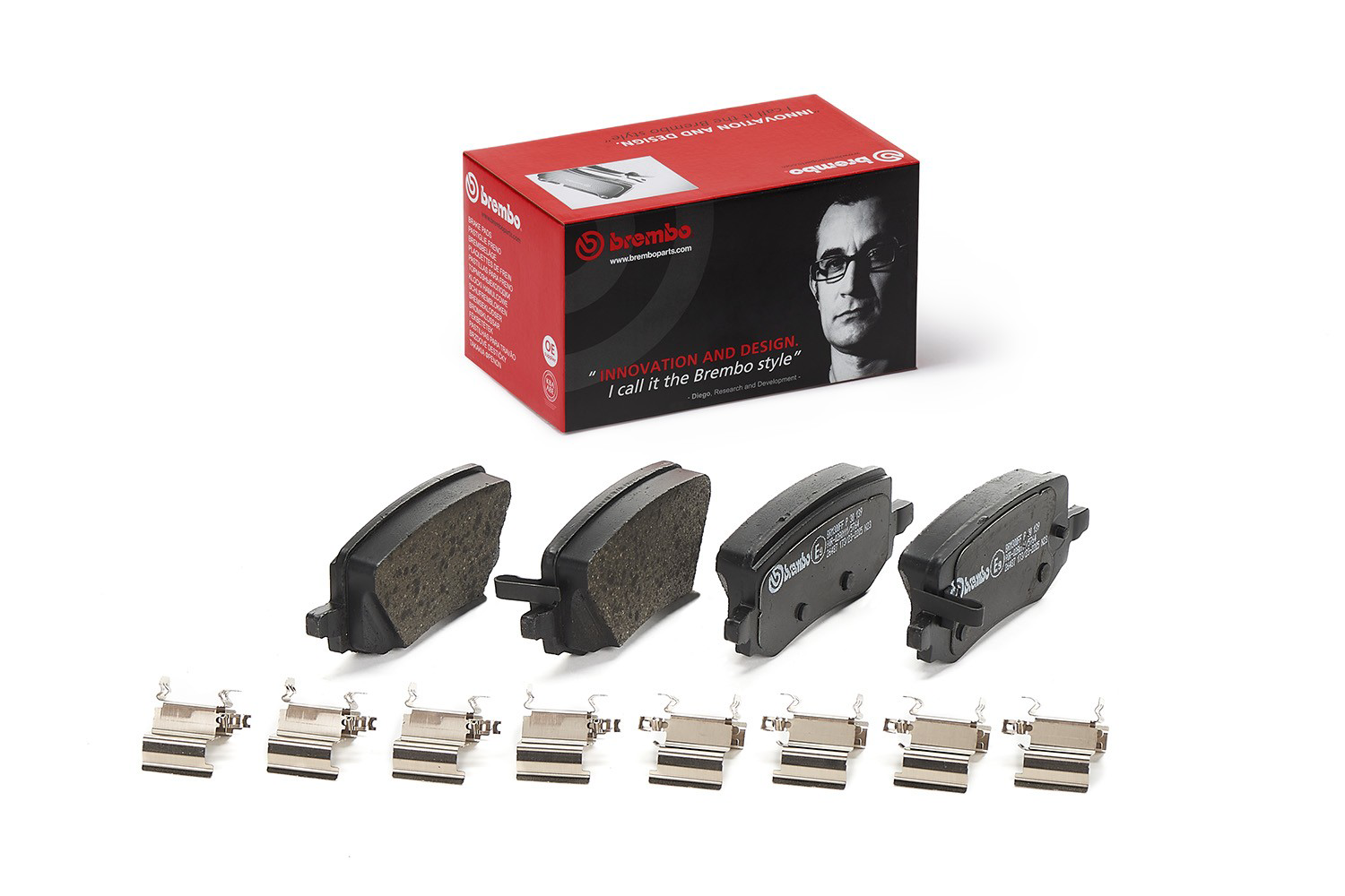 Sapatas do freio traseiras de disco Brembo P30139 preço, a partir de 38,96 USD