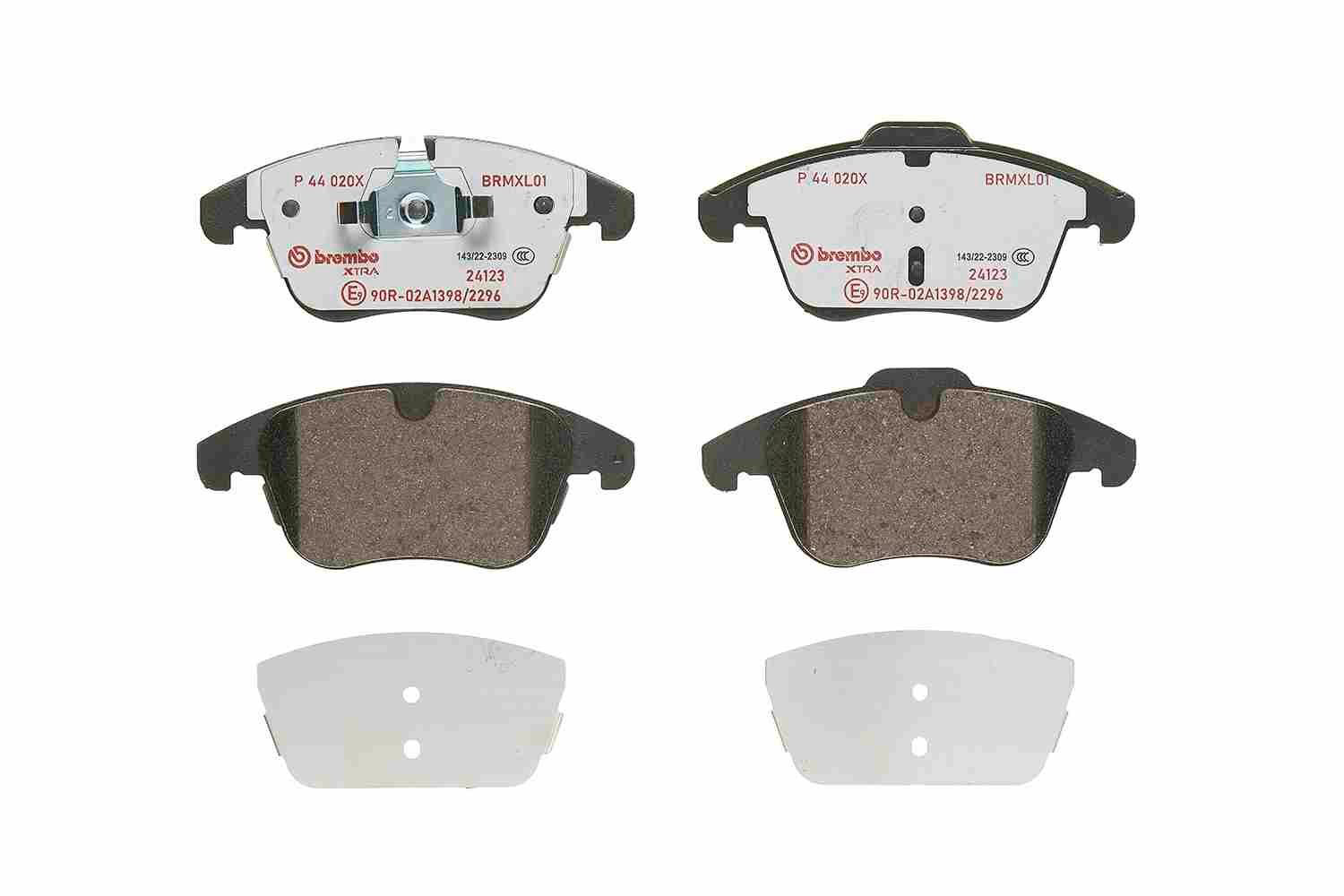 Sapatas do freio dianteiras de disco P44020X Brembo